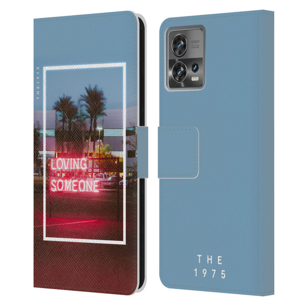 The 1975 Songs Loving Someone Leather Book Wallet Case Cover For Motorola Moto Edge 30 Fusion