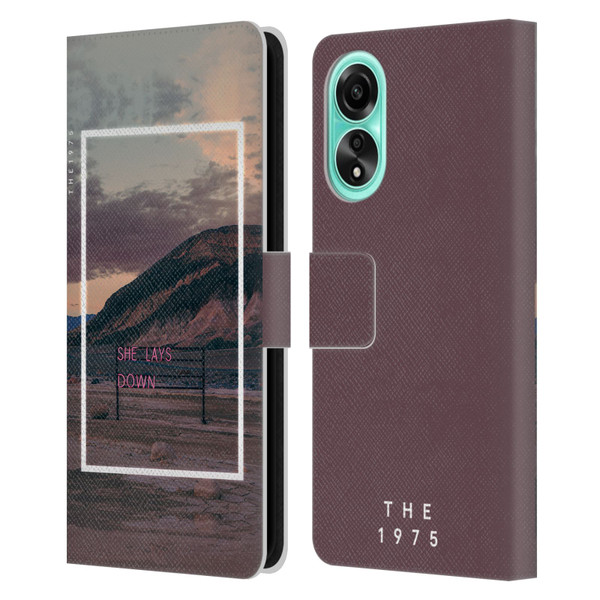 The 1975 Songs She Lays Down Leather Book Wallet Case Cover For OPPO A78 4G