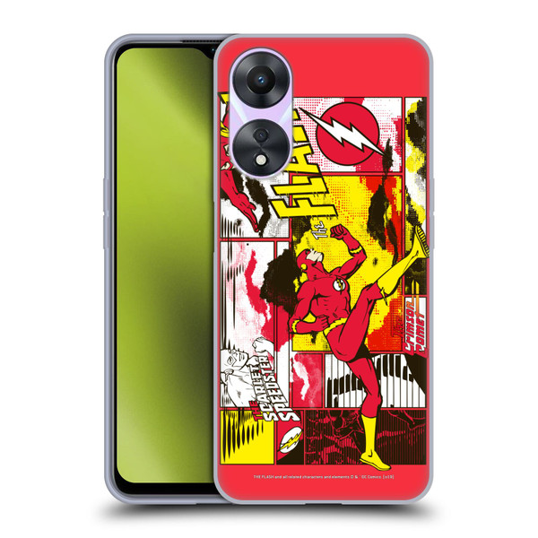 The Flash DC Comics Fast Fashion Pop Art Soft Gel Case for OPPO A78 5G