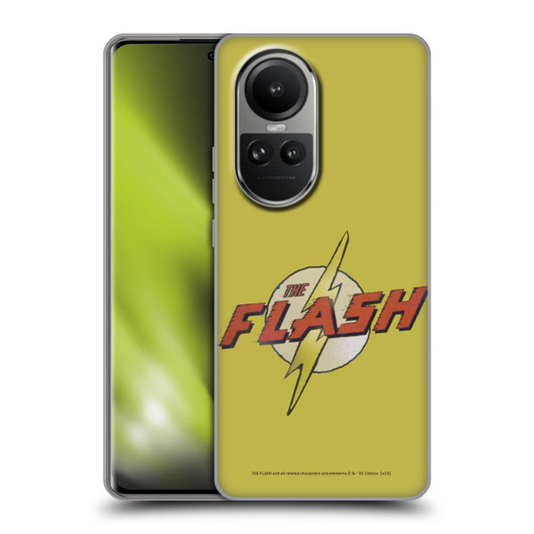 The Flash DC Comics Fast Fashion Logo Soft Gel Case for OPPO Reno10 5G / Reno10 Pro 5G