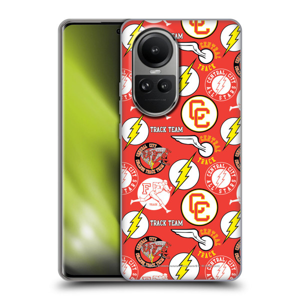 The Flash DC Comics Fast Fashion Pattern Soft Gel Case for OPPO Reno10 5G / Reno10 Pro 5G