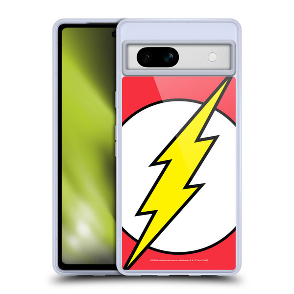 The Flash DC Comics Logo Oversized Soft Gel Case for Google Pixel 7a