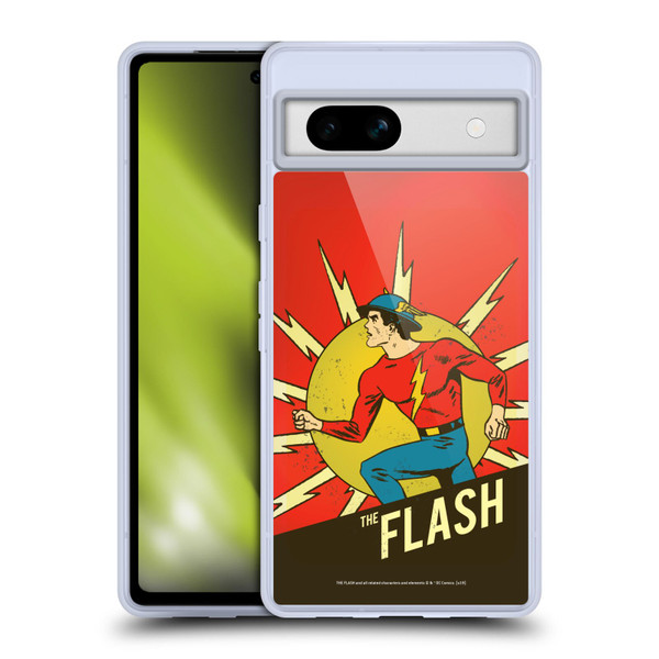 The Flash DC Comics Vintage Jay Garrick 2 Soft Gel Case for Google Pixel 7a