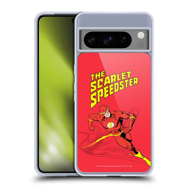 The Flash DC Comics Vintage Scarlet Speedster Soft Gel Case for Google Pixel 8 Pro