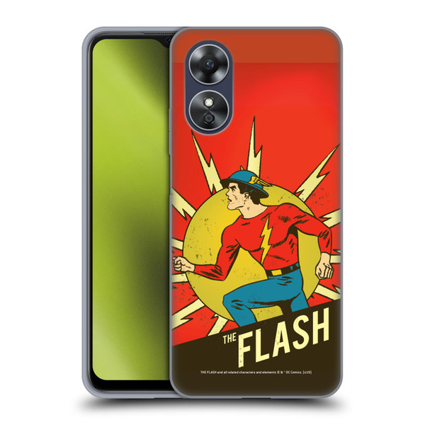 The Flash DC Comics Vintage Jay Garrick 2 Soft Gel Case for OPPO A17