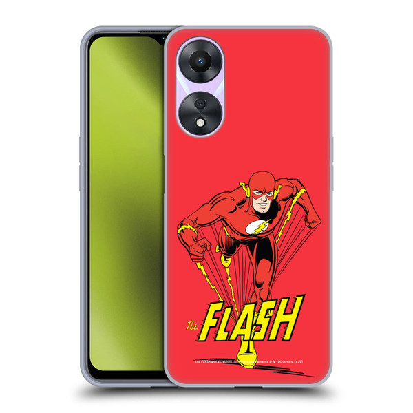 The Flash DC Comics Vintage Speedster Soft Gel Case for OPPO A78 5G