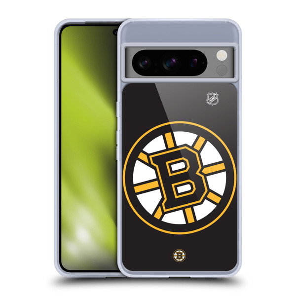 NHL Boston Bruins Oversized Soft Gel Case for Google Pixel 8 Pro