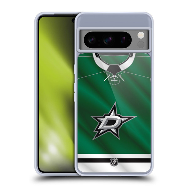NHL Dallas Stars Jersey Soft Gel Case for Google Pixel 8 Pro