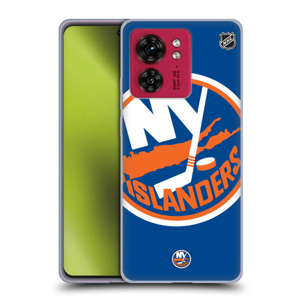 NHL New York Islanders Oversized Soft Gel Case for Motorola Moto Edge 40