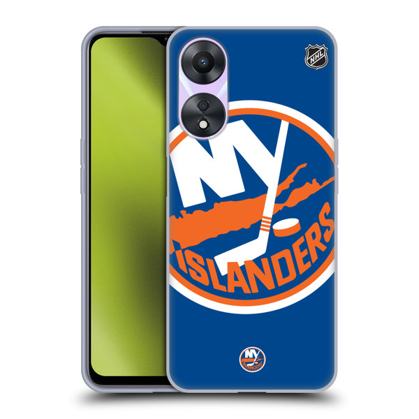NHL New York Islanders Oversized Soft Gel Case for OPPO A78 4G