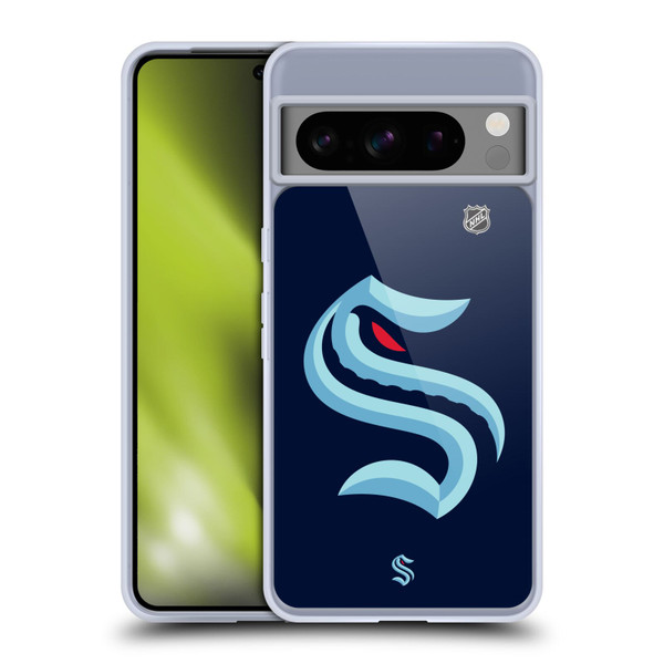 NHL Seattle Kraken Oversized Soft Gel Case for Google Pixel 8 Pro