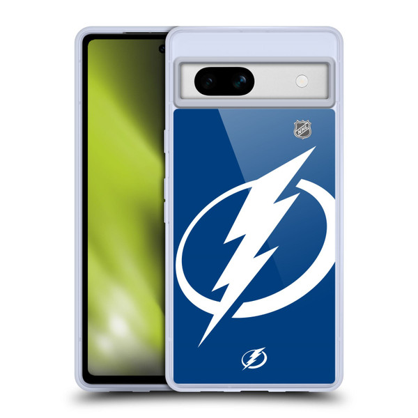NHL Tampa Bay Lightning Oversized Soft Gel Case for Google Pixel 7a