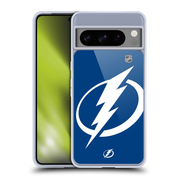 NHL Tampa Bay Lightning Oversized Soft Gel Case for Google Pixel 8 Pro