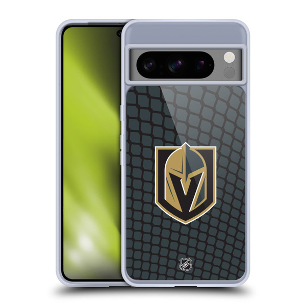 NHL Vegas Golden Knights Net Pattern Soft Gel Case for Google Pixel 8 Pro
