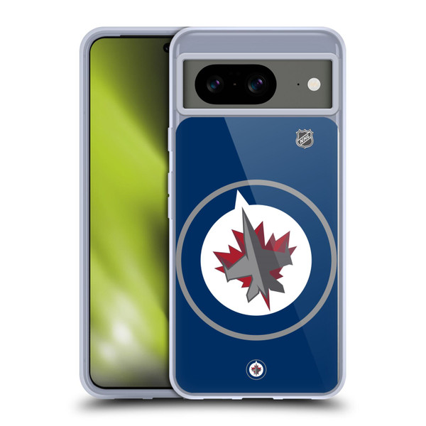 NHL Winnipeg Jets Oversized Soft Gel Case for Google Pixel 8