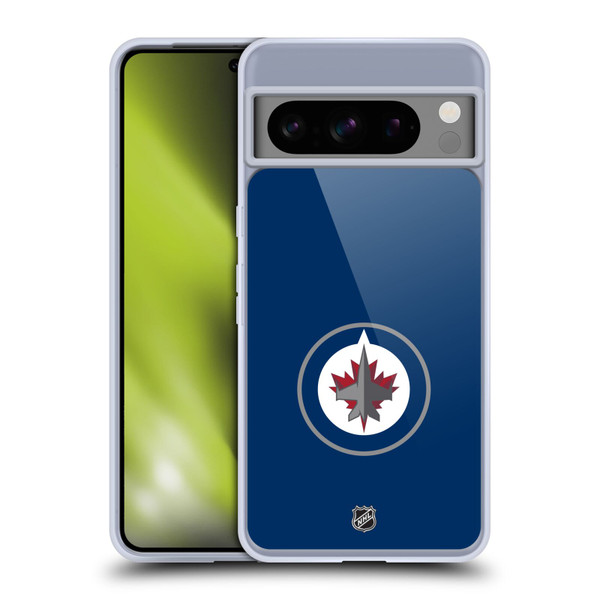 NHL Winnipeg Jets Plain Soft Gel Case for Google Pixel 8 Pro