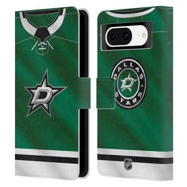 NHL Dallas Stars Jersey Leather Book Wallet Case Cover For Google Pixel 8