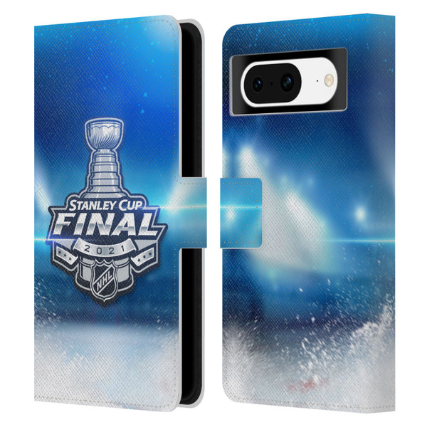 NHL 2021 Stanley Cup Final Stadium Leather Book Wallet Case Cover For Google Pixel 8