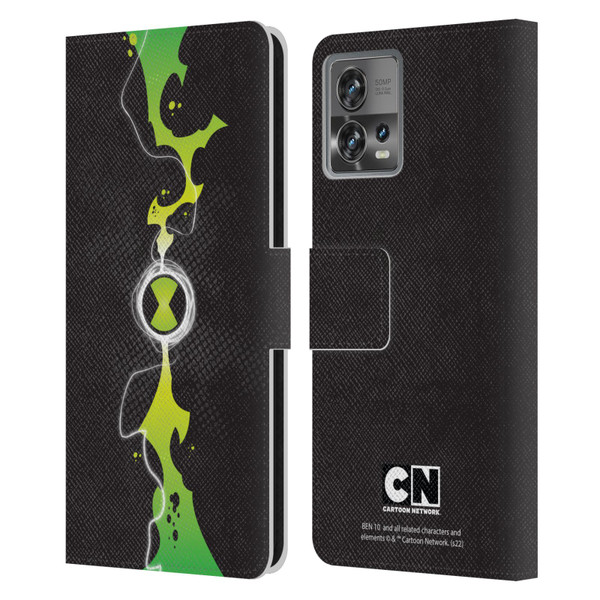 Ben 10: Omniverse Graphics Omnitrix Leather Book Wallet Case Cover For Motorola Moto Edge 30 Fusion