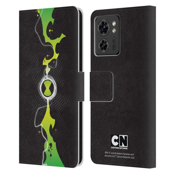 Ben 10: Omniverse Graphics Omnitrix Leather Book Wallet Case Cover For Motorola Moto Edge 40
