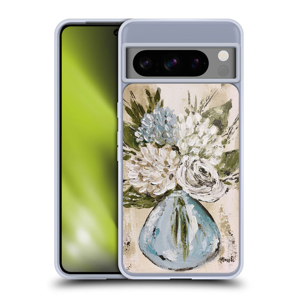 Haley Bush Floral Painting Blue And White Vase Soft Gel Case for Google Pixel 8 Pro