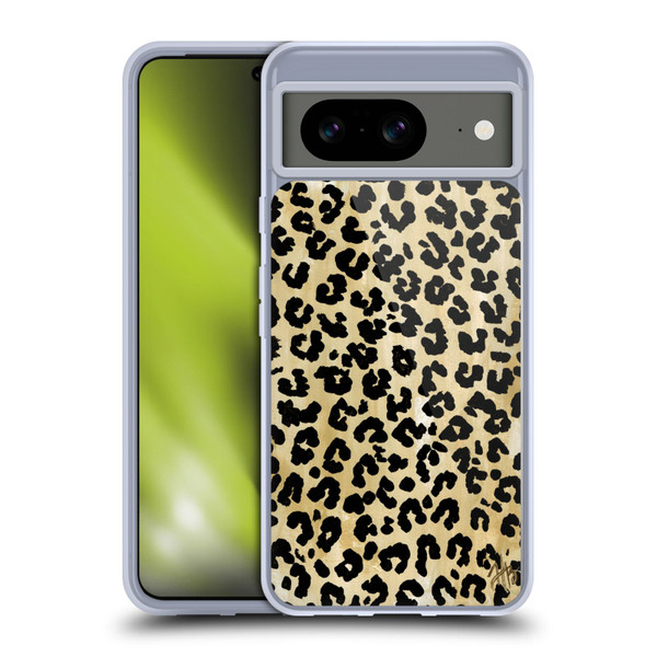 Haley Bush Pattern Painting Leopard Print Soft Gel Case for Google Pixel 8