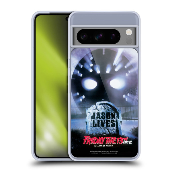 Friday the 13th Part VI Jason Lives Key Art Poster Soft Gel Case for Google Pixel 8 Pro