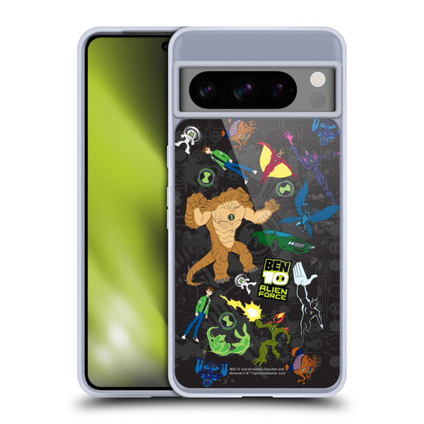 Ben 10: Alien Force Graphics Character Art Soft Gel Case for Google Pixel 8 Pro