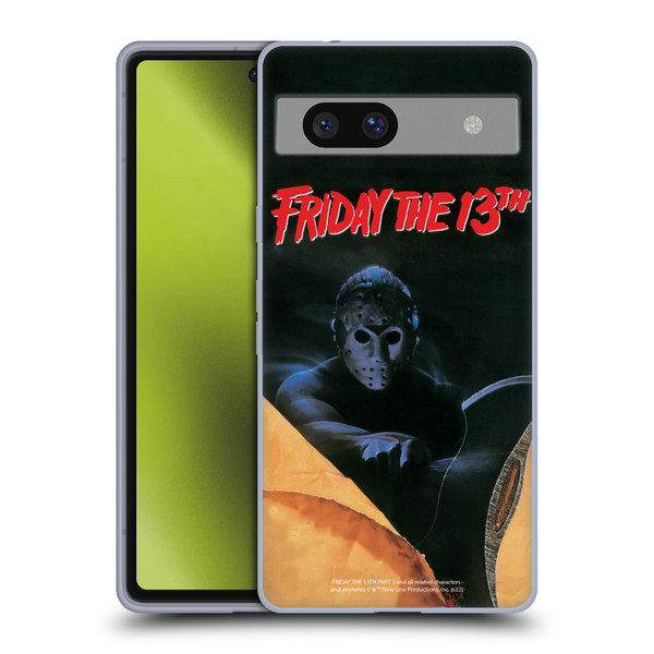 Friday the 13th Part III Key Art Poster 2 Soft Gel Case for Google Pixel 7a