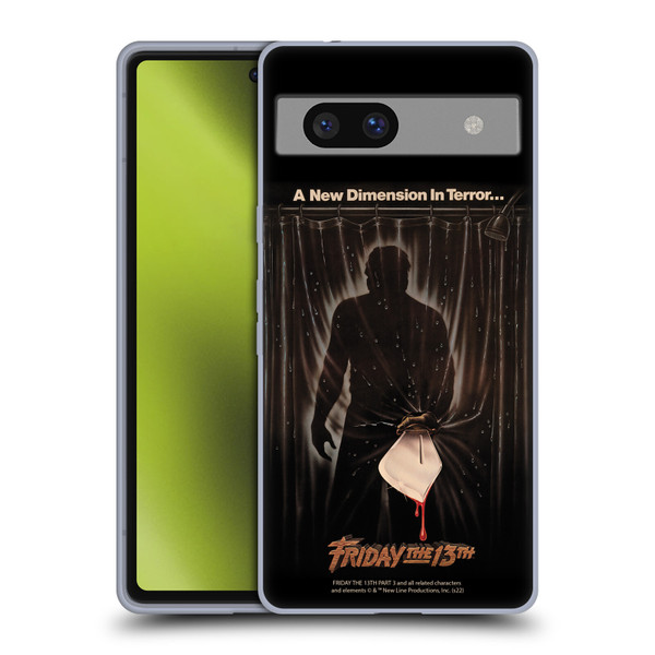 Friday the 13th Part III Key Art Poster 3 Soft Gel Case for Google Pixel 7a