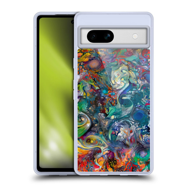Cosmo18 Jupiter Fantasy Bloom Soft Gel Case for Google Pixel 7a