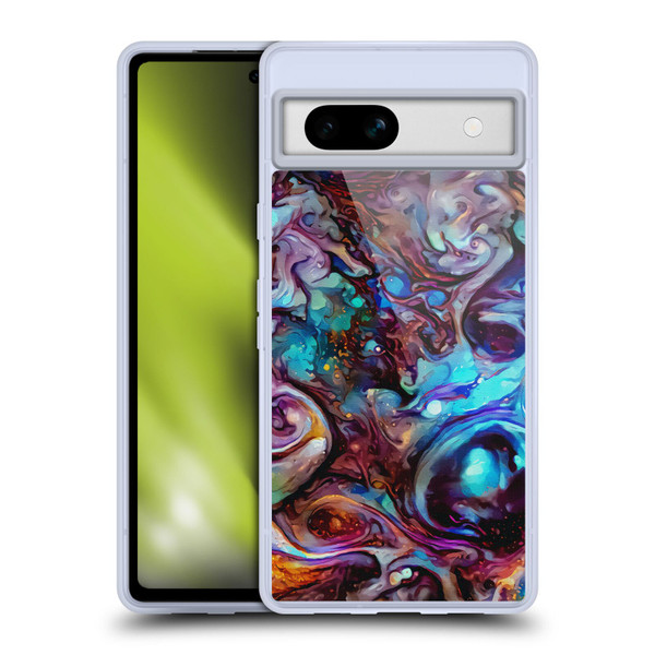 Cosmo18 Jupiter Fantasy Indigo Soft Gel Case for Google Pixel 7a