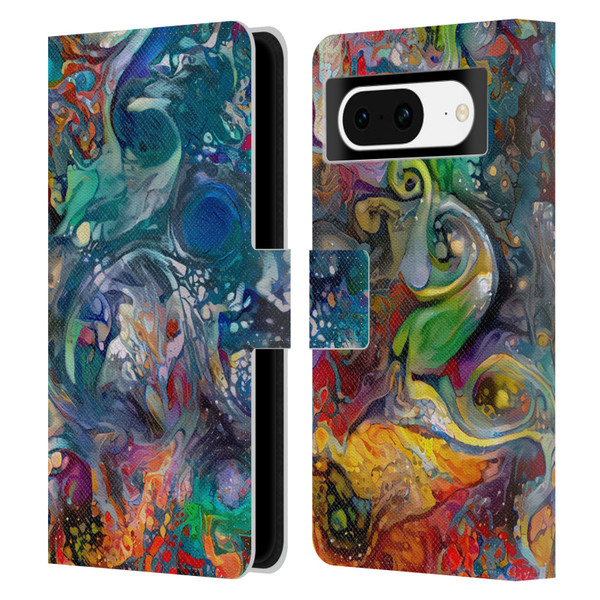 Cosmo18 Jupiter Fantasy Bloom Leather Book Wallet Case Cover For Google Pixel 8