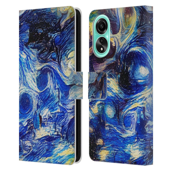 Cosmo18 Jupiter Fantasy Starry Leather Book Wallet Case Cover For OPPO A78 4G