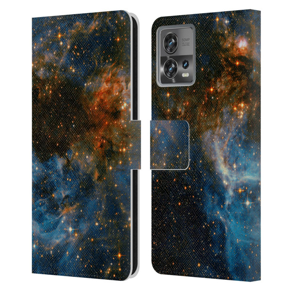 Cosmo18 Space 2 Galaxy Leather Book Wallet Case Cover For Motorola Moto Edge 30 Fusion