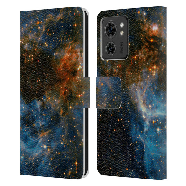 Cosmo18 Space 2 Galaxy Leather Book Wallet Case Cover For Motorola Moto Edge 40