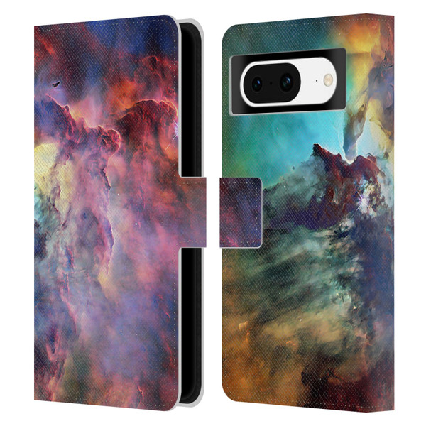 Cosmo18 Space Lagoon Nebula Leather Book Wallet Case Cover For Google Pixel 8