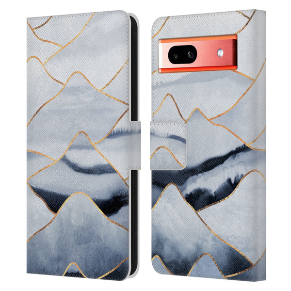 Elisabeth Fredriksson Sparkles Mountains Leather Book Wallet Case Cover For Google Pixel 7a