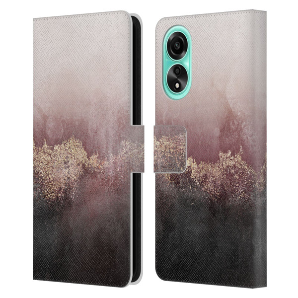 Elisabeth Fredriksson Sparkles Pink Sky Leather Book Wallet Case Cover For OPPO A78 4G