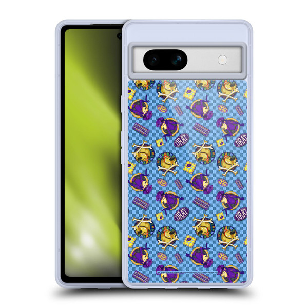 Wacky Races 2016 Graphics Pattern 1 Soft Gel Case for Google Pixel 7a