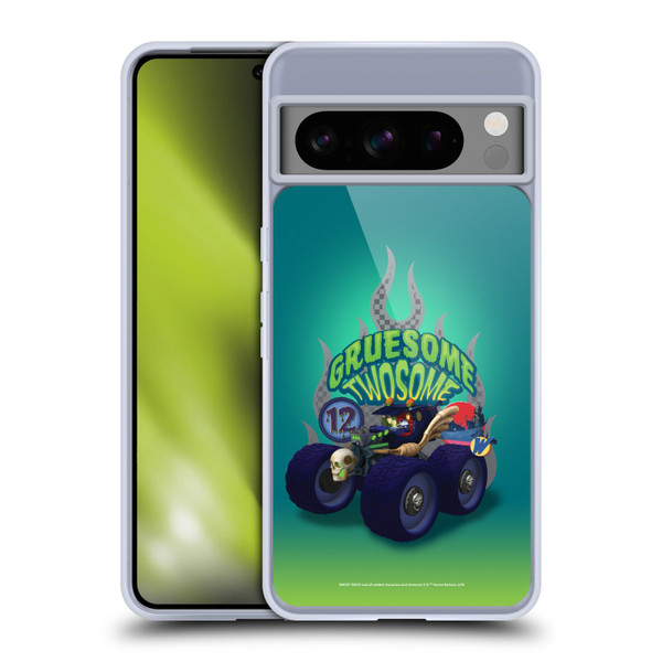 Wacky Races 2016 Graphics Gruesome Twosome Soft Gel Case for Google Pixel 8 Pro