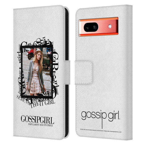 Gossip Girl Graphics Serena Leather Book Wallet Case Cover For Google Pixel 7a