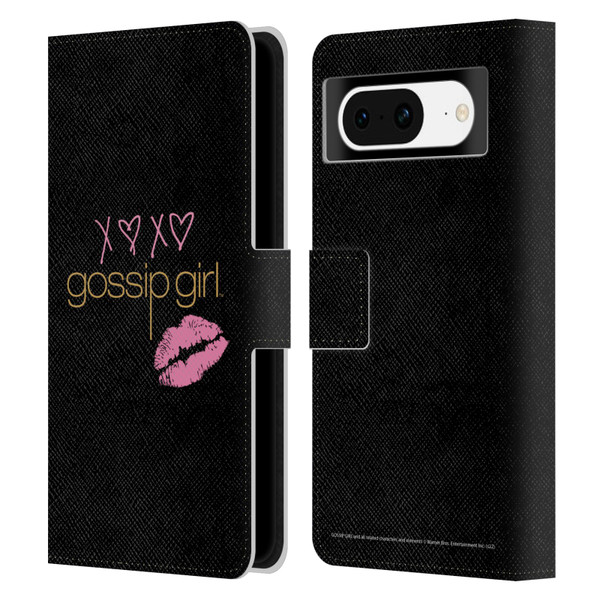 Gossip Girl Graphics XOXO Leather Book Wallet Case Cover For Google Pixel 8