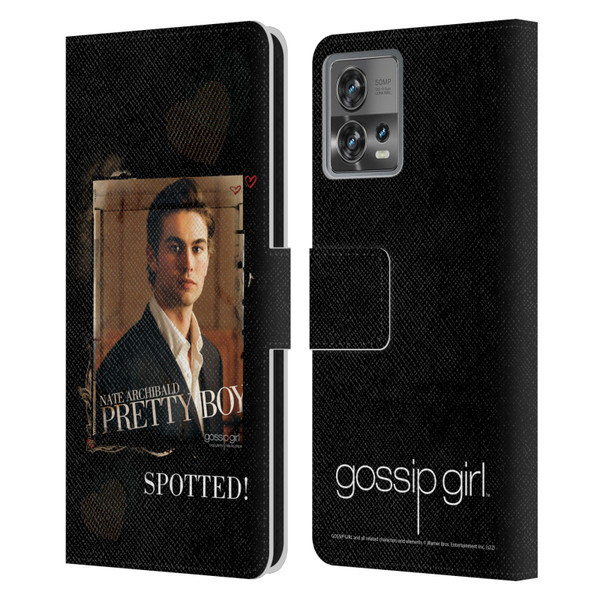 Gossip Girl Graphics Nate Leather Book Wallet Case Cover For Motorola Moto Edge 30 Fusion