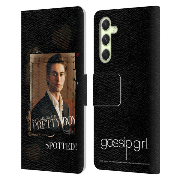 Gossip Girl Graphics Nate Leather Book Wallet Case Cover For Samsung Galaxy A54 5G