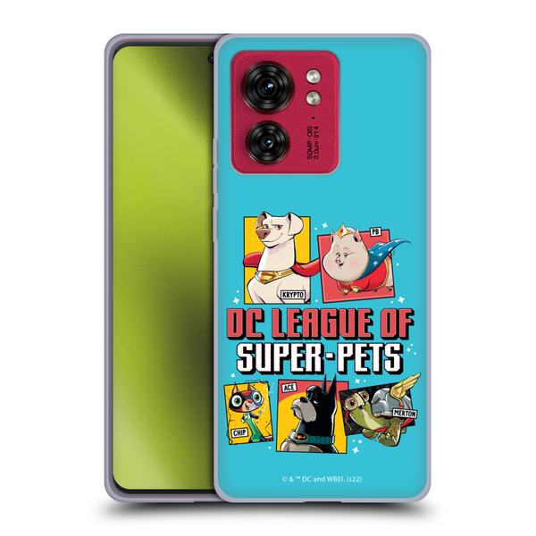 DC League Of Super Pets Graphics Characters 2 Soft Gel Case for Motorola Moto Edge 40