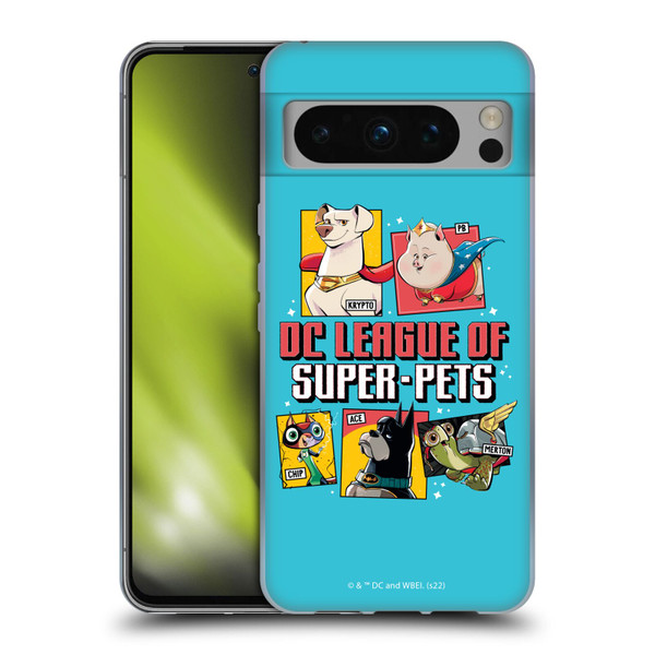 DC League Of Super Pets Graphics Characters 2 Soft Gel Case for Google Pixel 8 Pro