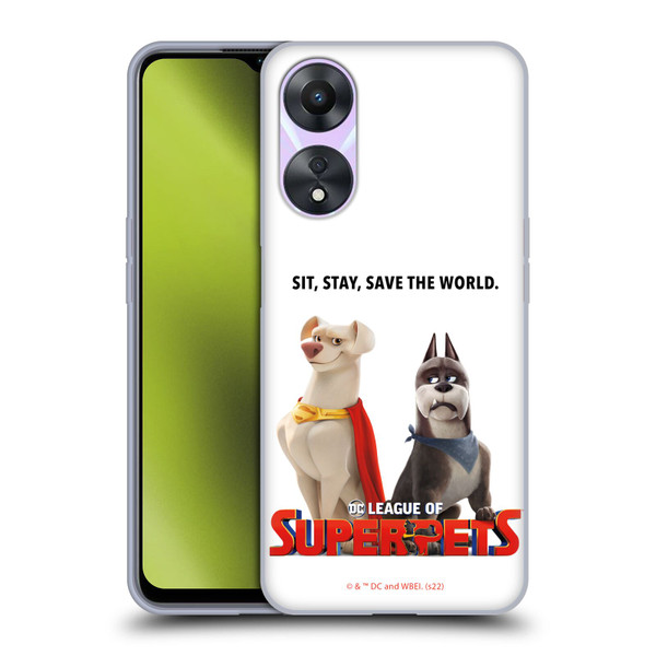 DC League Of Super Pets Graphics Characters 1 Soft Gel Case for OPPO A78 5G