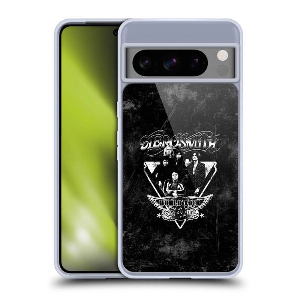 Aerosmith Black And White World Tour Soft Gel Case for Google Pixel 8 Pro