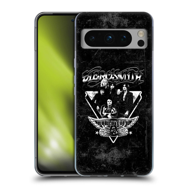 Aerosmith Black And White World Tour Soft Gel Case for Google Pixel 8 Pro